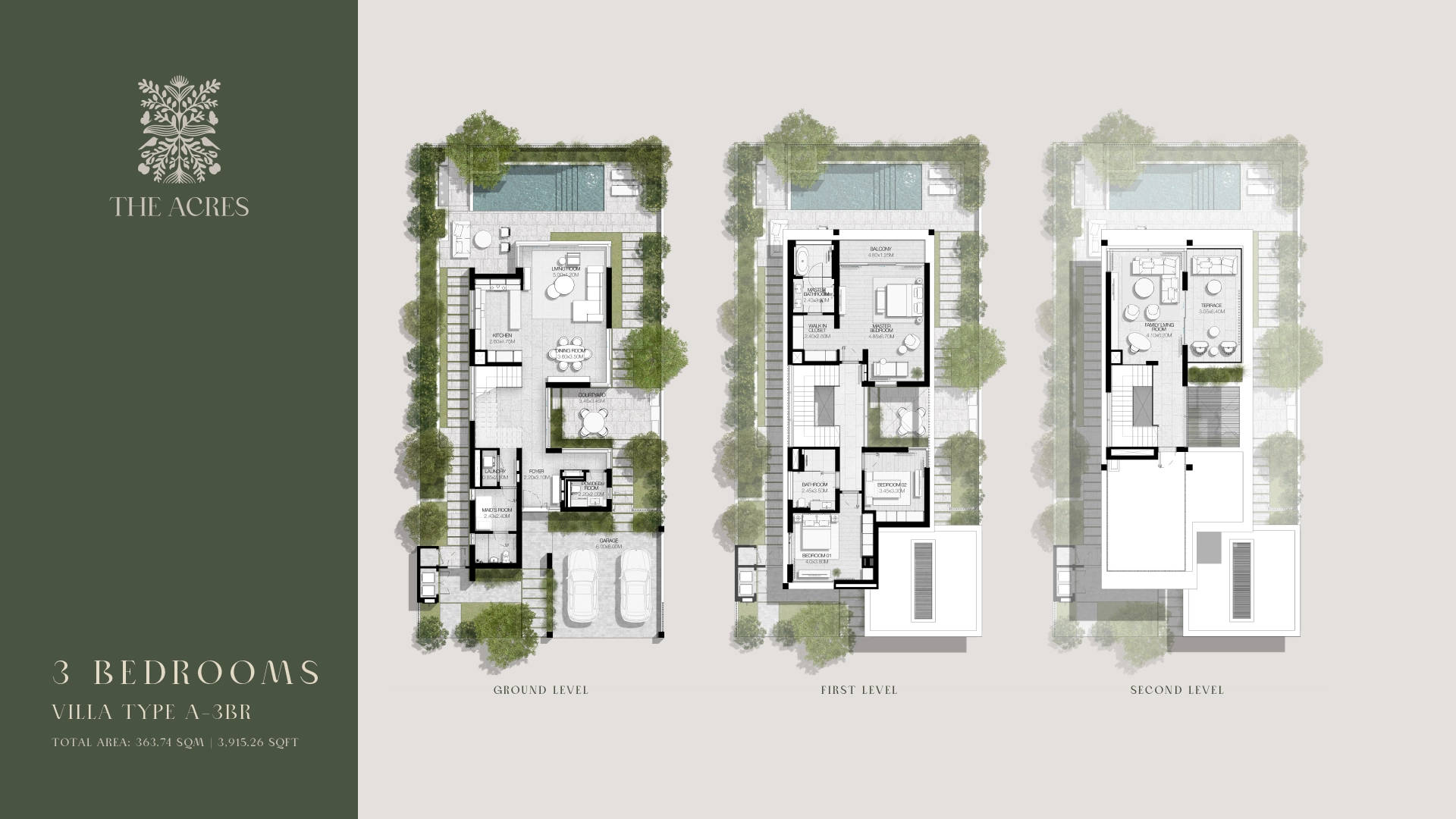 3 BR - Type A